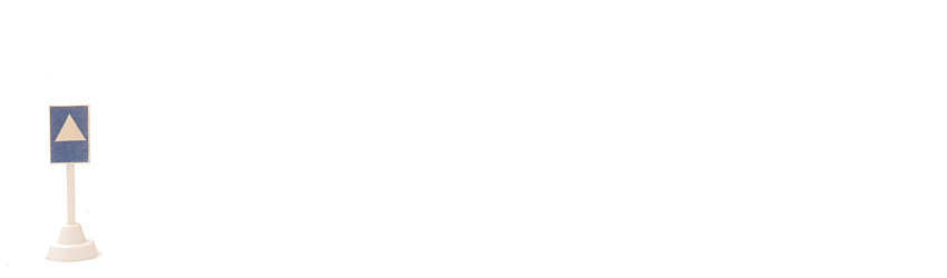 Verkehrszeichen (Typ 3) - Hinweis: Vorsichtszeichen, hoher Sockel - 1000/4