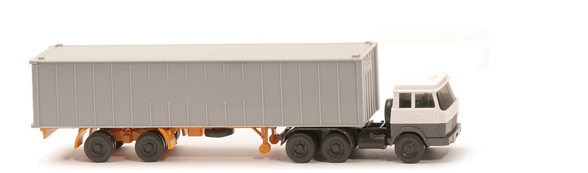 Hanomag-Henschel Container-Sattelzug - Werbemodell für Henschel - unbeschriftet - nicht erfasst