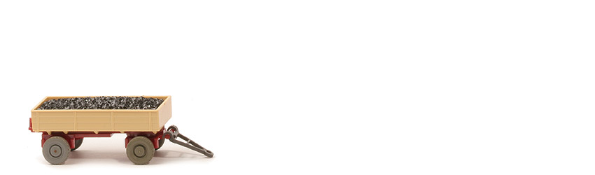 LKW-Anhänger (Typ 5) - ZH integriert, PR hellbeige, CH weinrot, Drehschemel WM, mit Kohleladung - 431/2 ?