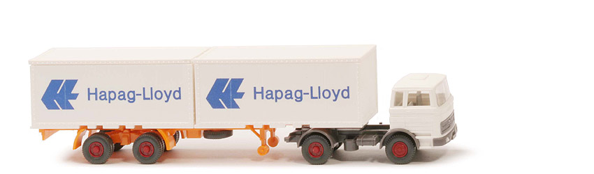 MB LPS 1620 Container-Sattelzug - Hapag-Lloyd  weiß / weiß / basaltgrau - Hapag-Lloyd 5?