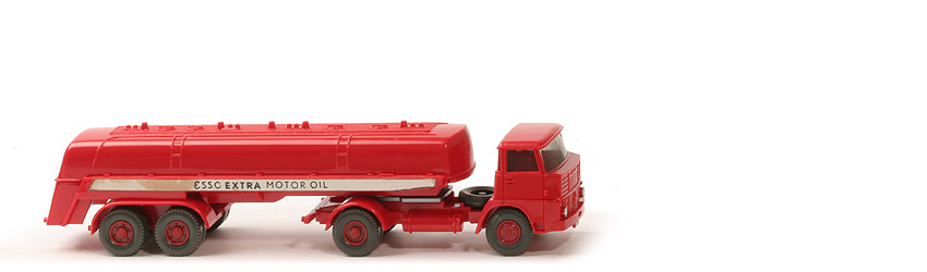 Henschel HS 16 Esso Tank-Sattelzug - Bolzen stark - Fläche glatt- Schrift dunkelblau - 790/16