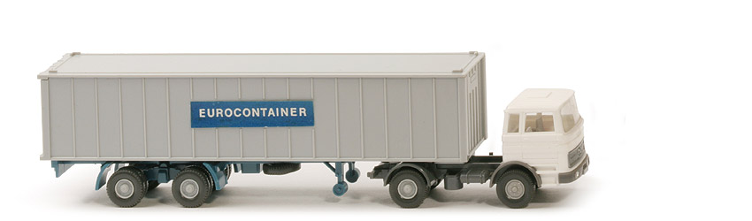 MB LPS 1620 Container-Sattelzug II - EUROCONTAINER weiß/ basaltgrau - 523/11 ?