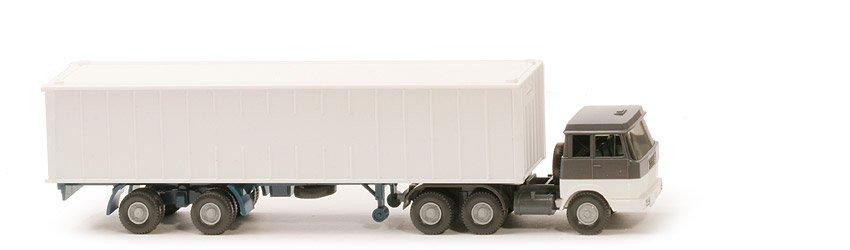 Hanomag-Henschel Container-Sattelzug - Werbemodell für Henschel - unbeschriftet - nicht erfasst
