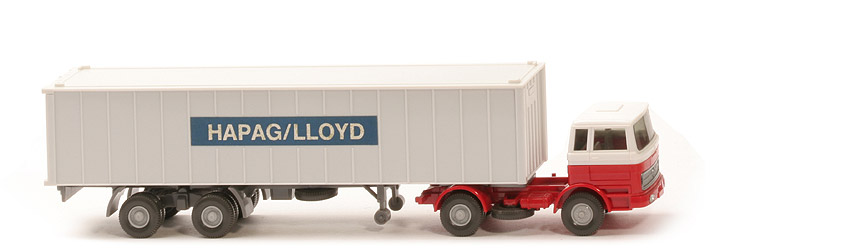 MB LPS 1620 Container-Sattelzug - Hapag-Lloyd weiß / rot / rot - Hapag-Lloyd 5?