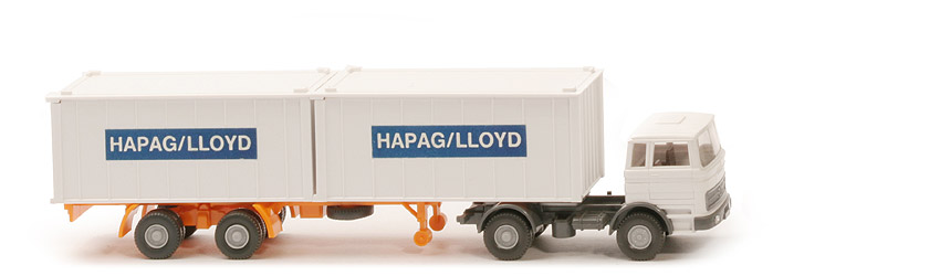 MB LPS 1620 Container-Sattelzug - Hapag-Lloyd weiß / weiß / basaltgrau - Hapag-Lloyd 5?