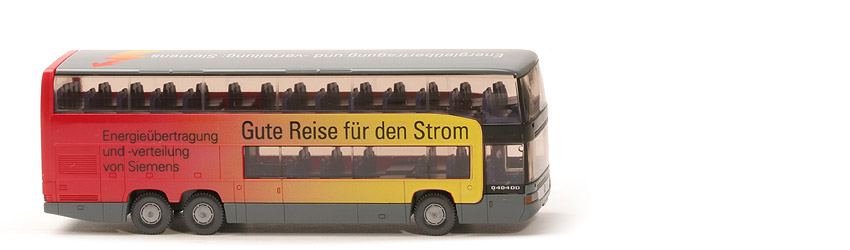 Reisebus MB O 404 DD - Siemens - Podestschachtel für Serienmodell - 715/2