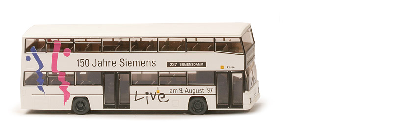 MAN D 89 Doppeldeck-Bus - Siemens - 150 Jahre - Siemens (59a)