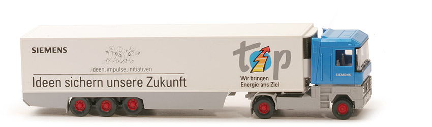 Renault AE 500 Kühlkoffer-Sattelzug - Siemens - VV 95/96 mit Zusatzdruck - Siemens (46b) ?