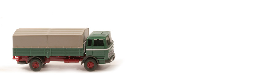 MB LP 1620 Doppelkabine - ~hellpatinagrün / weinrot - 435/1a