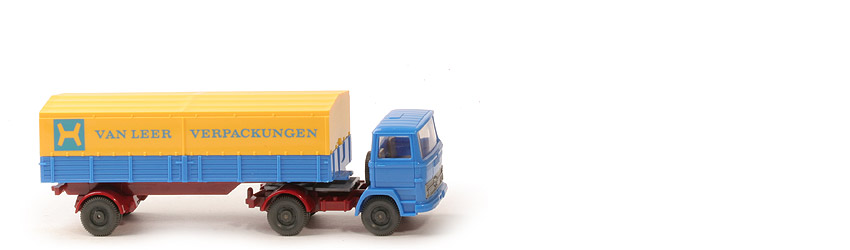 MB LPS 1317 Pritschen-Sattelzug - Van Leer - Van Leer