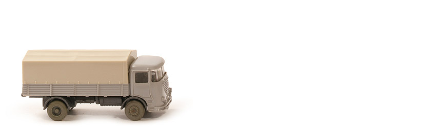 Büssing LU 7 - dunkelsilbergrau / anthrazit, m. Fahrer - 474/1g