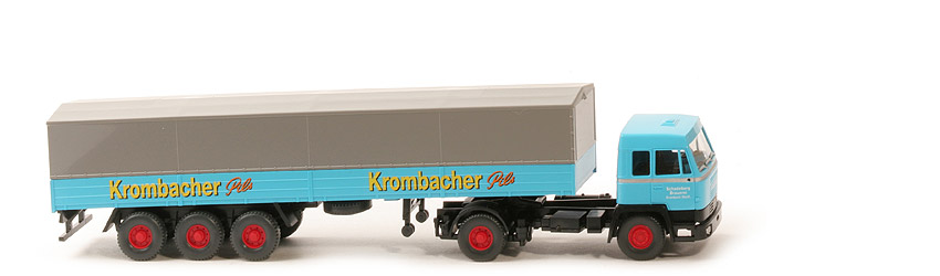 Büssing BS 16 S Pritschensattelzug (2005) - Krombacher - nicht erfasst