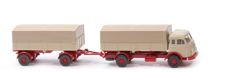 Henschel HS 165 T Pritschen-Anhängerzug (2022) - Kleiner WIKING-Laden #15 - nicht erfasst
