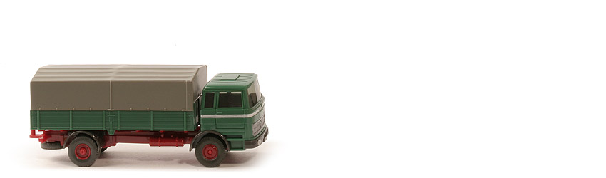 MB LP 1620 Doppelkabine - ~hellpatinagrün / weinrot - 435/1a