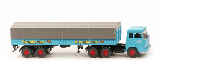 Hanomag Henschel Pritschen-Sattelzug (2003) - Krombacher - nicht erfasst