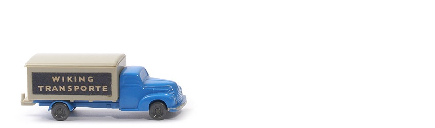 Ford 3500 flacher Koffer - FH, CH himmelblau, Koffer hellgelbgrau - 540/12a
