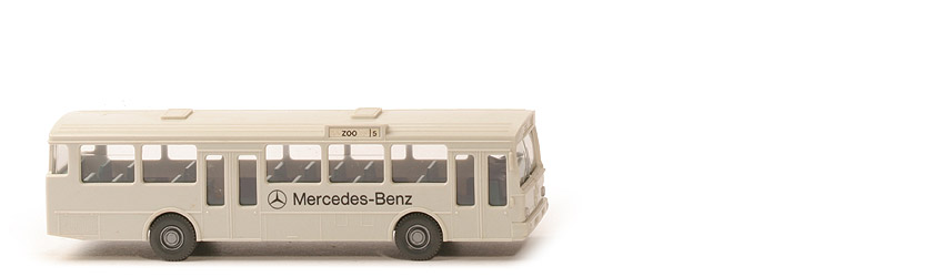 Stadtbus MB O 305, Mercedes-Benz - Zoo | 5, lichtgrau, mit Stift - 701/2c