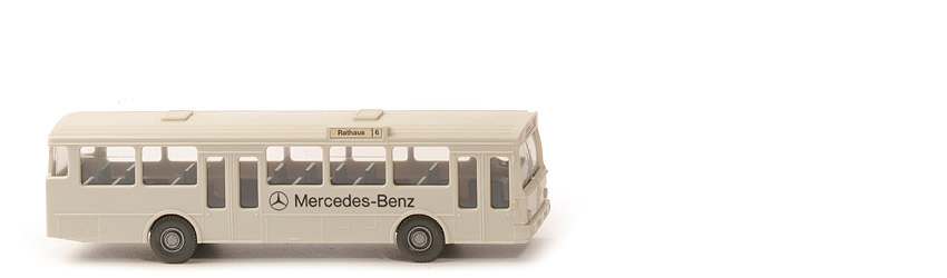 Stadtbus MB O 305, Mercedes-Benz - Rathaus | 6, lichtgrau, mit Stift - 701/2c