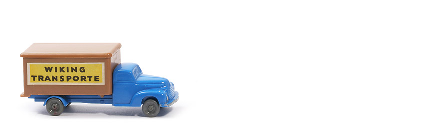 Ford 3500 hoher Koffer - FH, CH himmelblau, Koffer ockerbraun (Hohlboden) - 540/6h