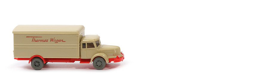 Krupp Titan Thermos Wagen - Aufbau grünbeige CH orangerot - 484/3g