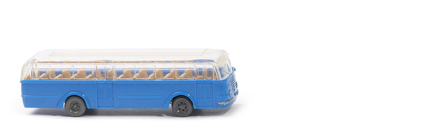 Büssing Trambus - WiK groß, o. Fahrer, himmelblau, CH silber - Büssing (1) ?