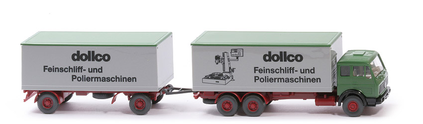 MB 2232 Koffer-Fernlastzug 3/2 - Dollco (Ladegut Fleischmann) - 457a/1