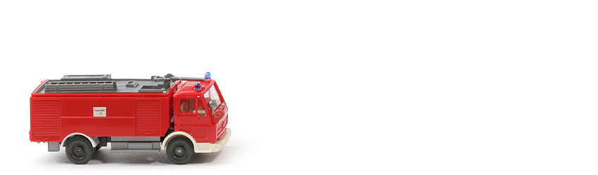 MB 1719 TLF 24/50, Feuerwehr 112 - rot, mit Blinkern - 621/3a