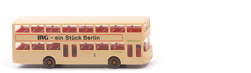 MAN SD 200 Doppeldeck-Bus - BVG - ein Stück Berlin (Werbemodell) - BVG (1)