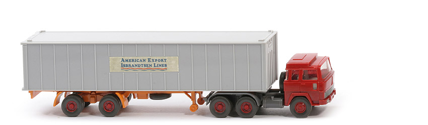 Magirus 235 D Container-Sattelzug - American... 1 x 40 ft, Cont silbergrau - American Export ?