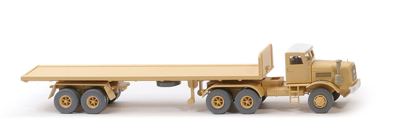 Kaelble KDV 22 Flachpritschen-Sattelzug (2025) - "sandgelb" - nicht erfasst