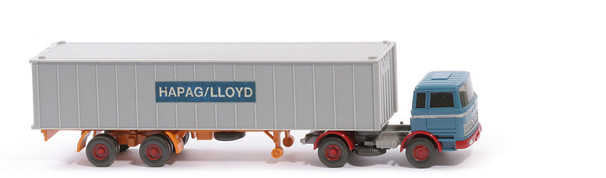 MB LPS 1620 Container-Sattelzug - Hapag-Lloyd hellazurblau - Hapag-Lloyd 5~