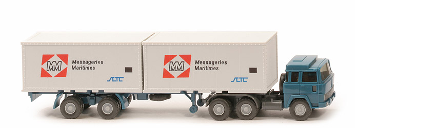 Magirus 235 D Container-Sattelzug - Messageries Maritimes - nicht erfasst