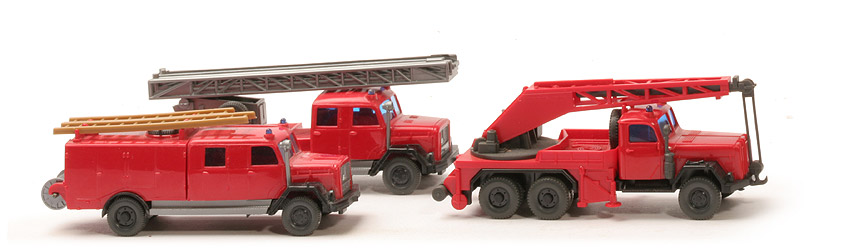 Feuerwehr-Packung Veteranen (1982/ 1983) - Spritzen- und Leiterwagen Saturn, KW 15 Uranus - 2600/1