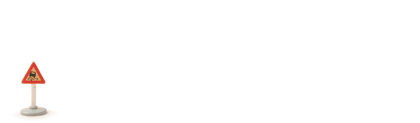 Verkehrszeichen (Typ 1) - Achtung - Schleudergefahr, Abziehbild, WM im Kreis - 1000/2