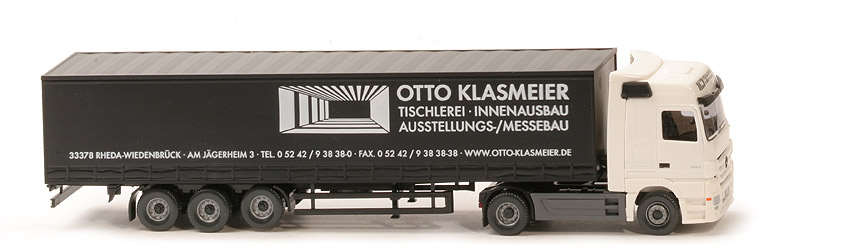 MB Actros MP3 LH  Gardinenplanensattelzug (2015) - Lechtoys "Edition 32" - nicht erfasst