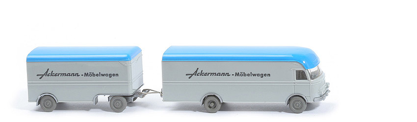 MB LP 312 Großraum-Möbelwagen - Ackermann, lichtgrau/lichtblau - Ackermann (1) a