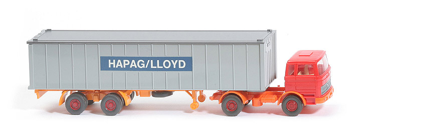 MB LPS 1620 Container-Sattelzug - Hapag-Lloyd orangerot / orange - Hapag-Lloyd 5?