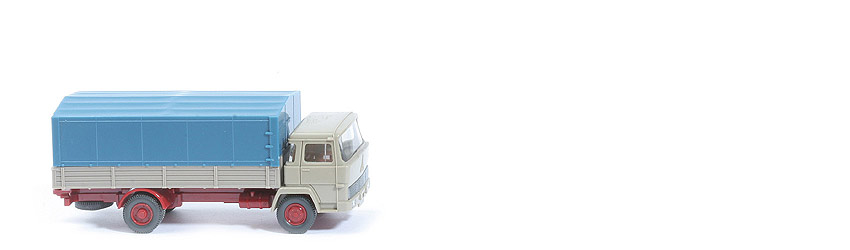 Magirus 100 D7 Pritsche - FH gelbgrau, PR graubeige - 423/1j