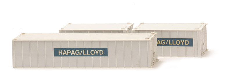 Container-Packung (Typ 1) - HAPAG-LLOYD, Beschriftung montiert - 528/3a