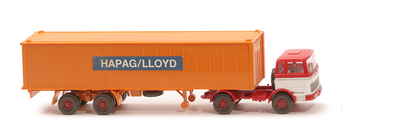 MB LPS 1620 Container-Sattelzug - Hapag-Lloyd  rot / weiß / rot - Hapag-Lloyd 5?