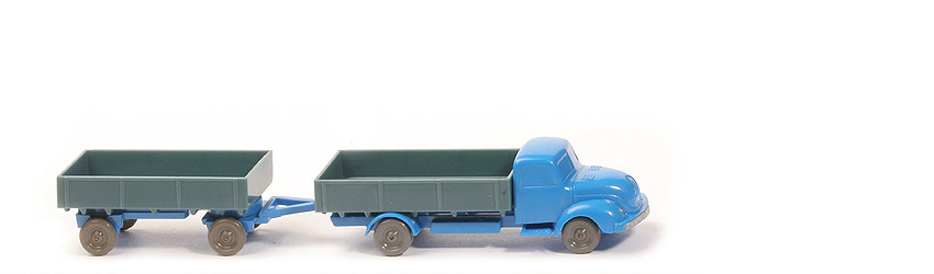 Magirus S 3500 uv Pritschen-LKW - FH, CH, himmelblau, PR ozeanblau - 420/6 ?