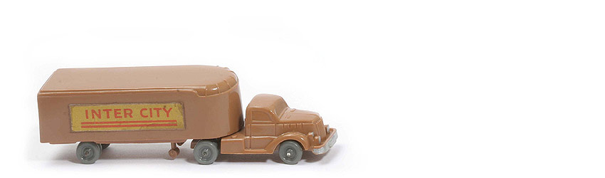 White Alter Kühlsattelzug - Intercity,  ockerbraun / ockerbraun - 520/7 ?