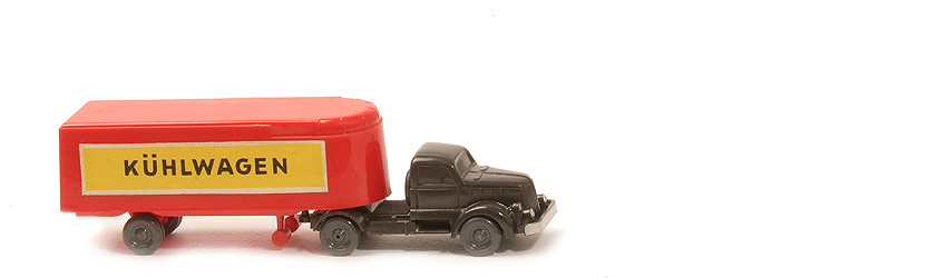 White Alter Kühlsattelzug - Kühlwagen, anthrazit / orangerot - 520/8 ?