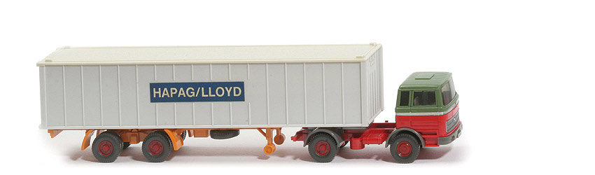 MB LPS 1620 Container-Sattelzug - Hapag-Lloyd dunkelmaigrün/rot - Hapag-Lloyd 5?